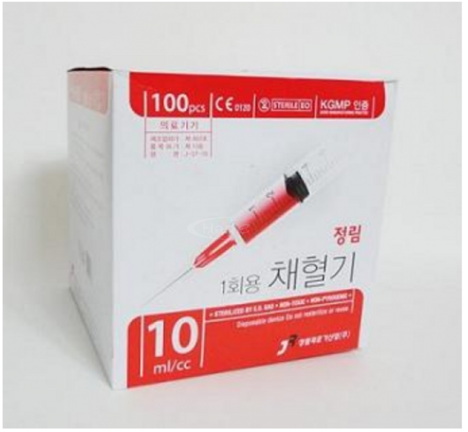 [정림]채혈용주사기 (10ml 21G*32mm)