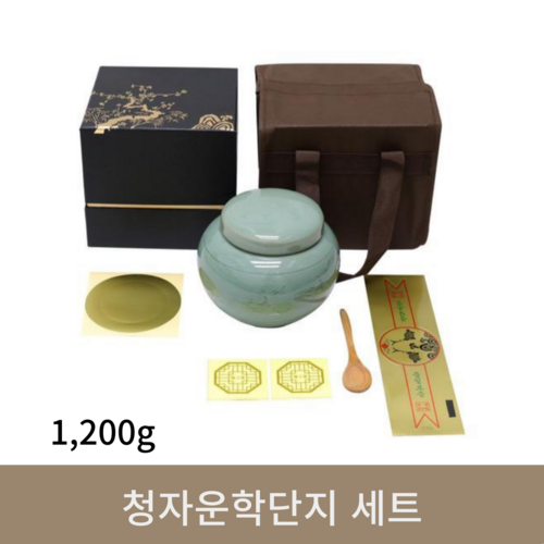 청자운학단지 세트 (1.2kg)