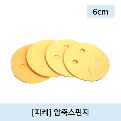 [피케]압축스펀지 (6cm)