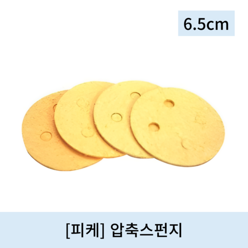 [피케]압축스펀지 (6.5cm)